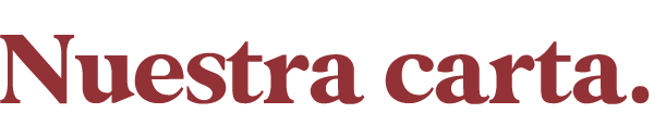 Nuestra carta.